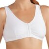 Soutien-gorge pour prothèse mammaire modèle Frances blanc EN COTON IDÉAL POUR RADIOTHÉRAPIE-AMOENA