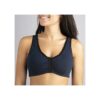 Soutien gorge à poches, fermeture devant COTON BIO modèle LISON-- cœur de lys – Image 2