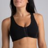 Soutien gorge à poches, fermeture devant COTON BIO modèle LISON-- cœur de lys – Image 3